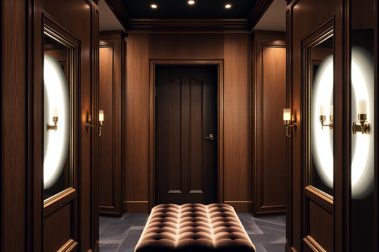 Skúšobné kabíny — Luxusný butik architektonické osvetlenie