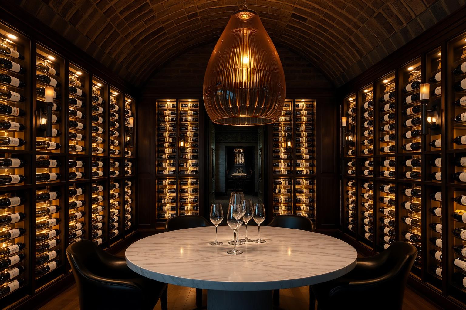 Wine cellar dining — Fine dining reštaurácia architektonické osvetlenie