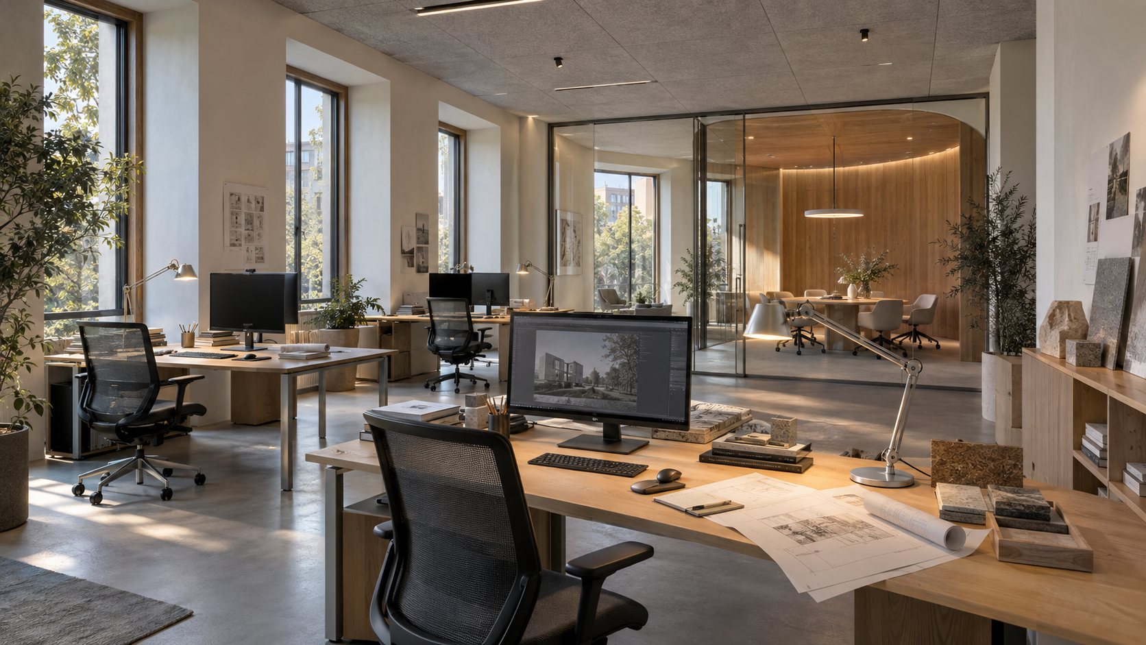 Architektonický ateliér — Artemide Tolomeo — Firemné sídlo