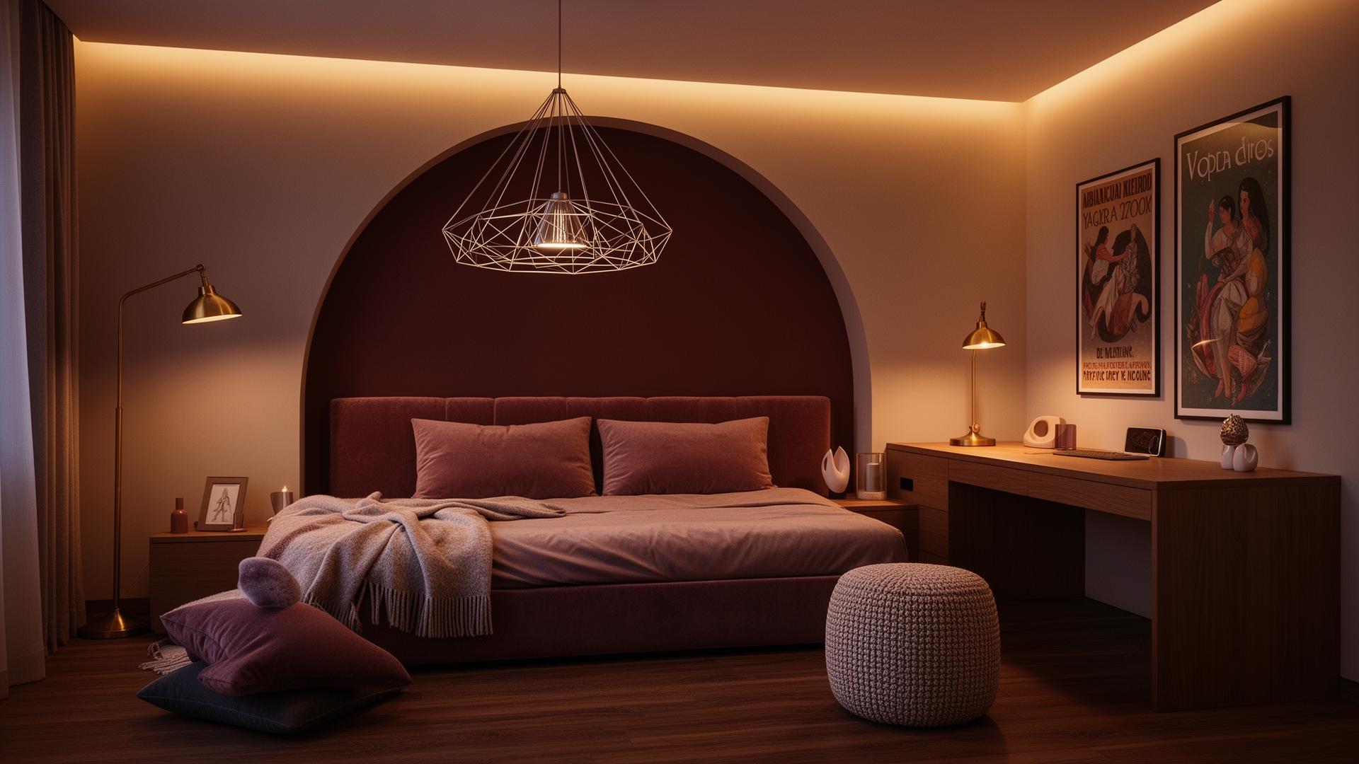 Teen suite — Vibia Wireflow — Dizajnové detské izby architektonické osvetlenie