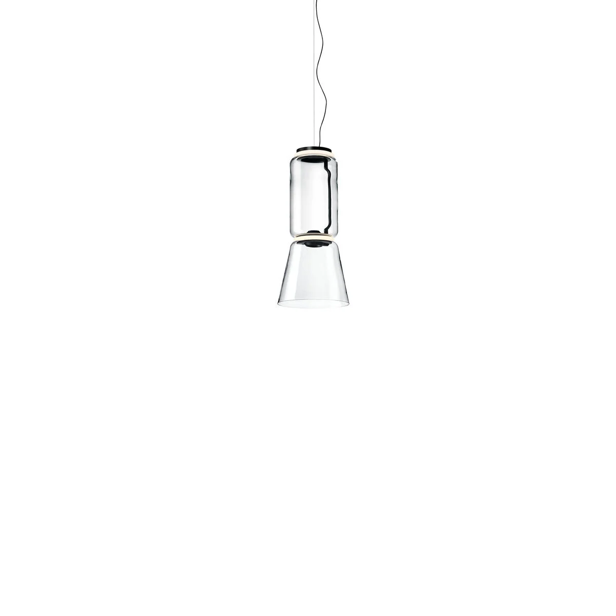 Noctambule Suspension 1 Low Cylinder Cone — Čierna — F0268000