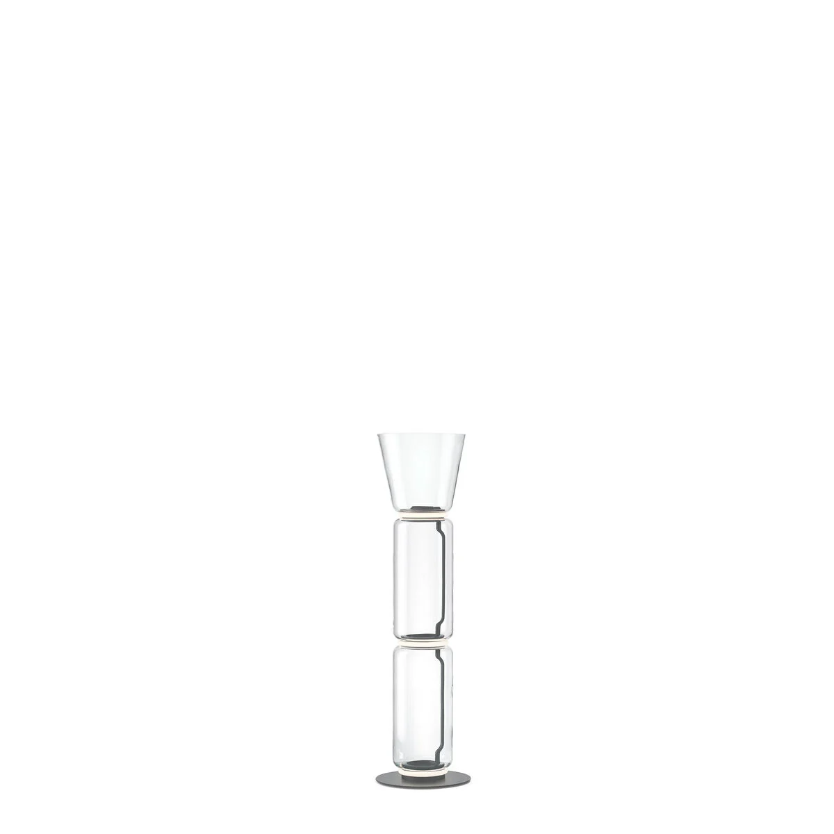 Noctambule Floor 2 High Cylinder Cone Small Base — Čierna — F0269000